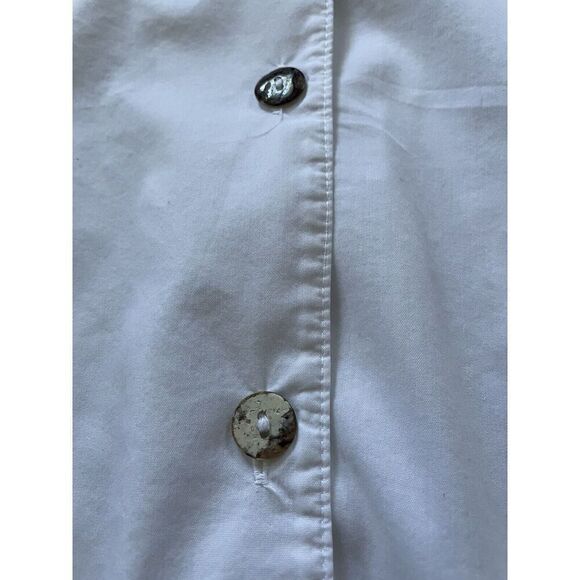Bryn Walker Blouse Womens Oversized White Button Down Long Sleeve  Designer - Picture 7 of 8